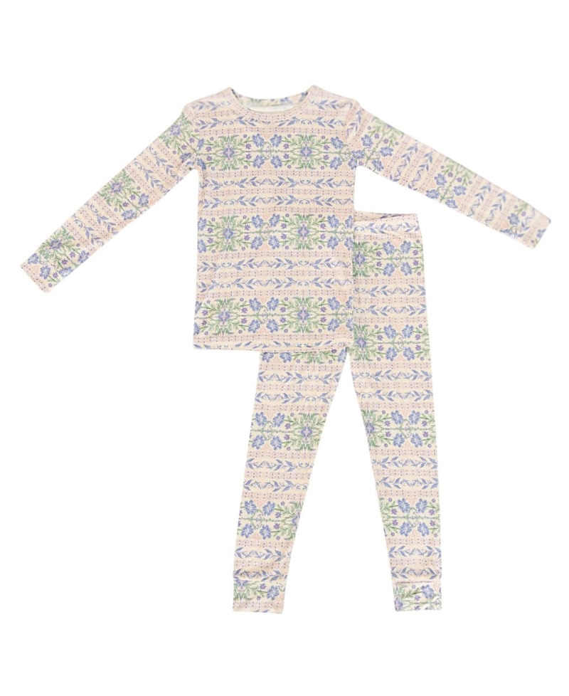 Motette Girls' Spring Cascade Pajama Set - Baby, Little Kid