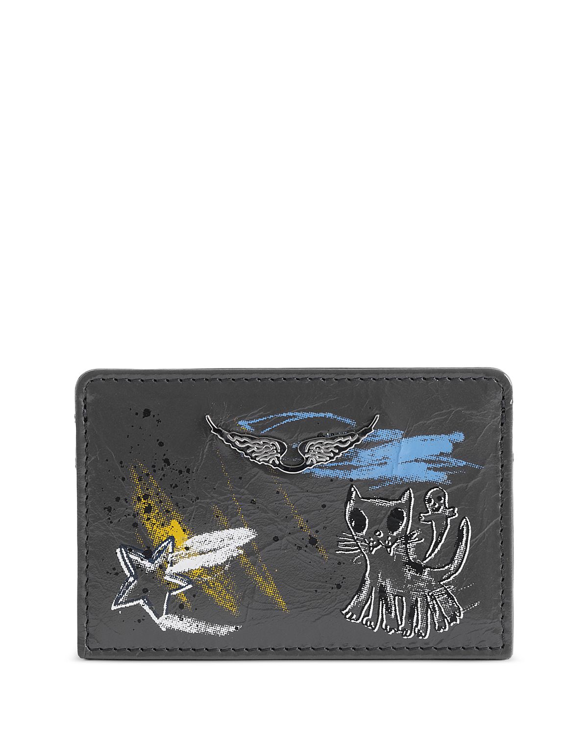 Zadig & Voltaire x Humberto Cruz Zv Pass Leather Card Holder