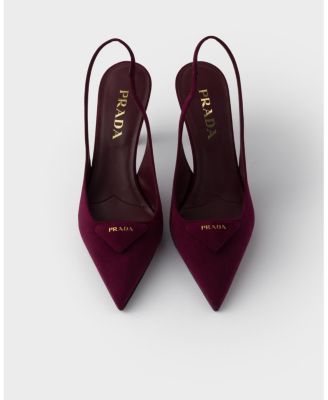  Women's Suede Slingback Pumps