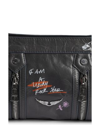 x Humberto Cruz Sunny Mood Vintage Patent Leather Shoulder Bag