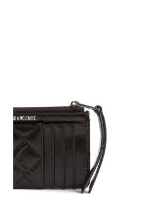 ZV Vintage Monogram Leather Cardholder