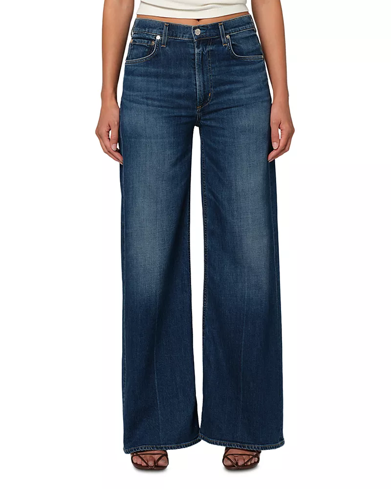 Citizens of Humanity Lyra Wide Leg Jeans in Elm