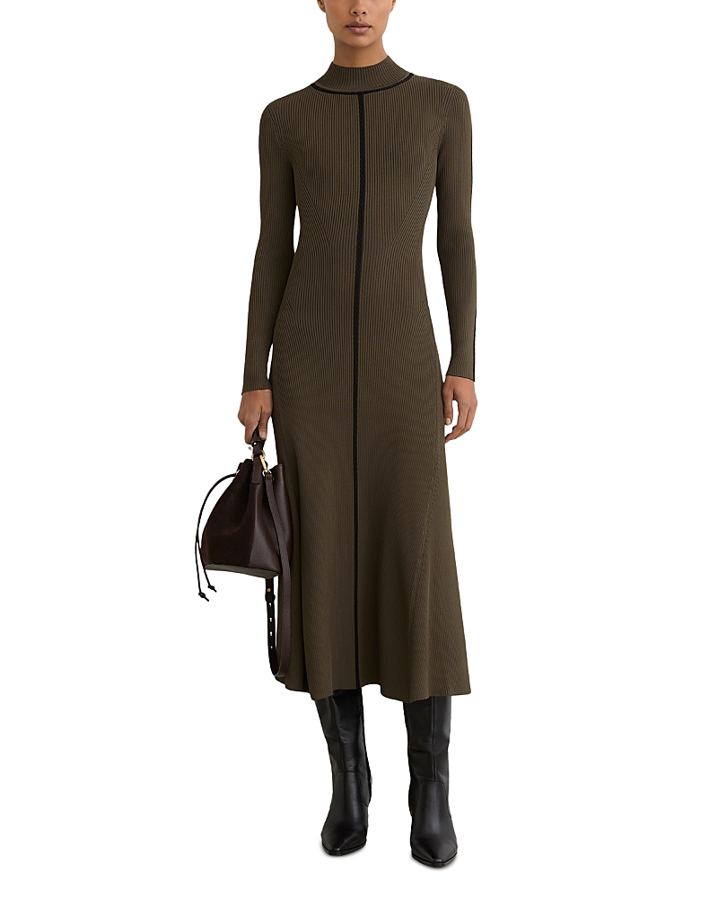 Reiss Polly Knitted Midi Dress