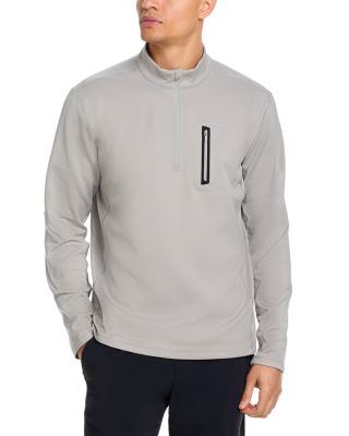 Overzip Mock Neck Sweatshirt