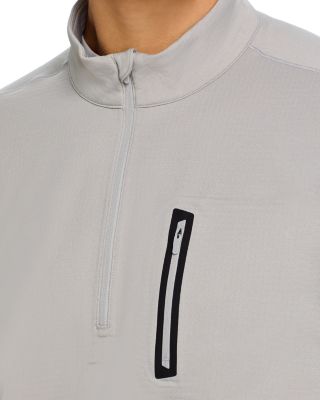 Overzip Mock Neck Sweatshirt