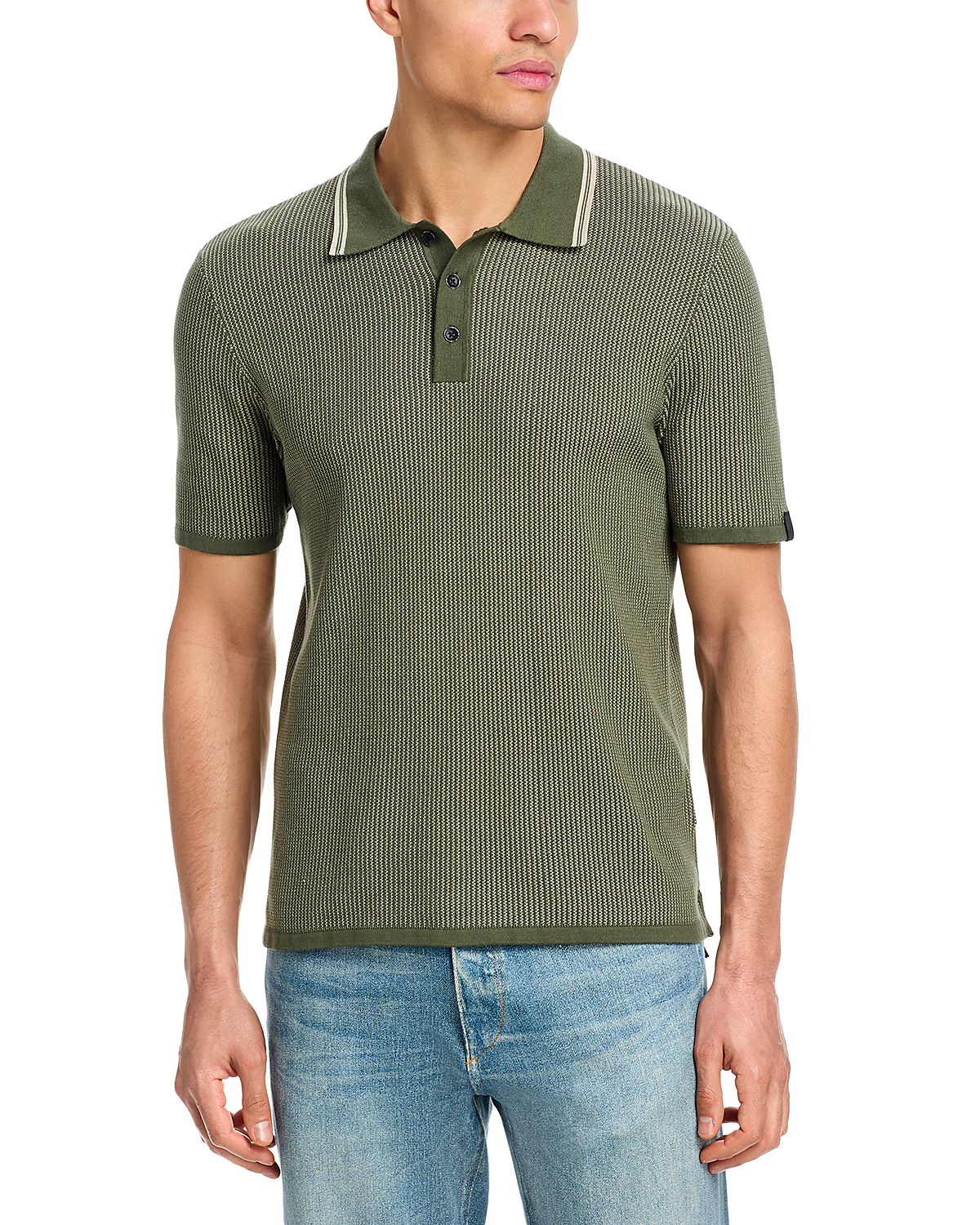 rag & bone Harvey Tipped Polo Shirt