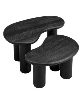 Hackney Mango Wood Nesting Coffee Table Set