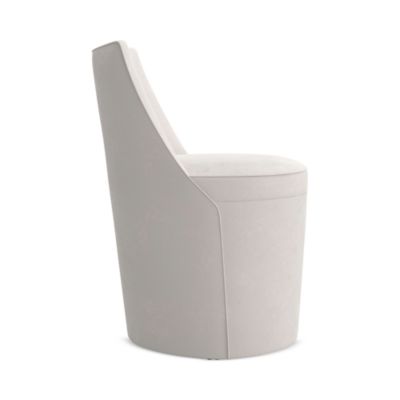 Barrel Roll Dining Chair, Ivory