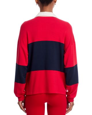 Katie Fleece Rugby Sweatshirt
