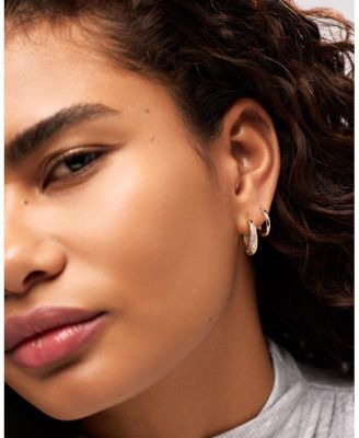  Kira Slim Hoop Earrings