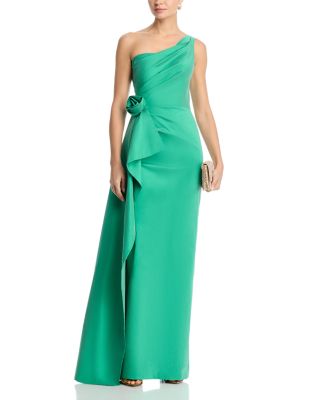 Taffeta One Shoulder Gown