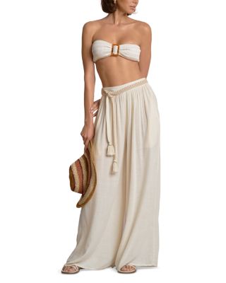 Belted Wide Leg Pants