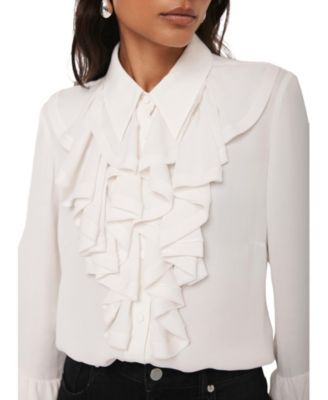  Women's Ruffle Detail Shirt