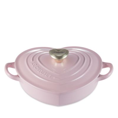1.25 Qt. Shallow Heart Enameled Cast Iron Cocotte