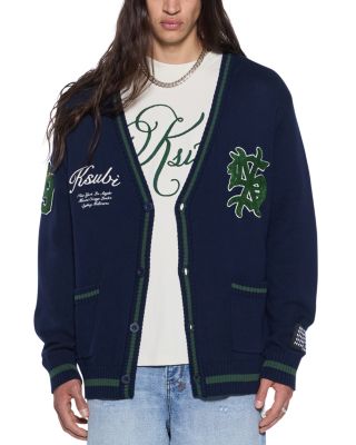 Midnight Playoff Logo Cardigan Sweater