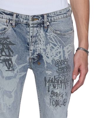 Van Winkle Rogue Graphic Blue Jeans in Denim