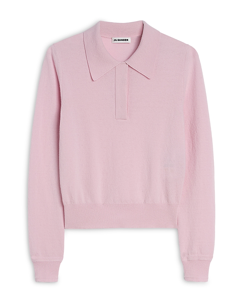 Jil Sander Wool Polo Sweater
