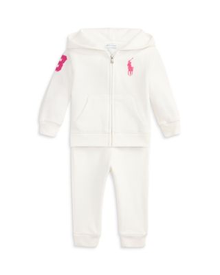 Girls' Big Pony Fleece Zip Hoodie & Pant Set - Baby