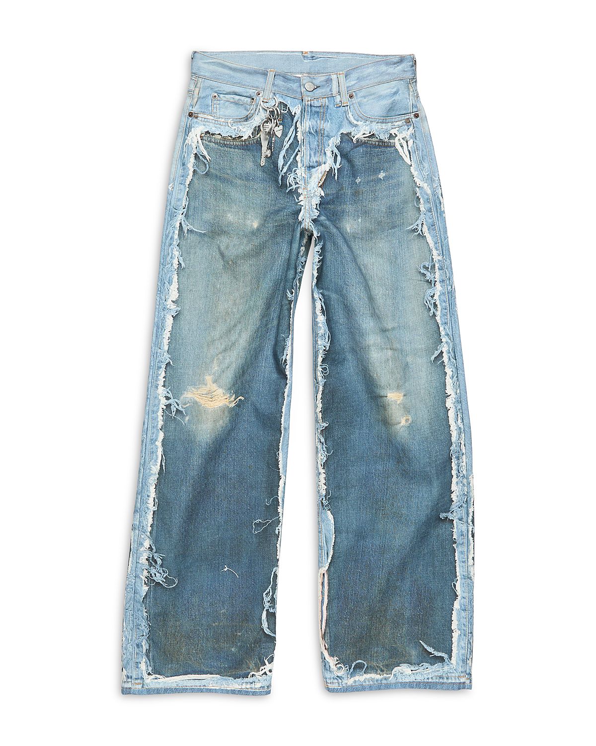 Acne Studios Distressed Wide Leg Jeans