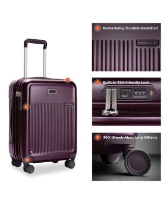 Sympatico Global Carry On Expandable Spinner Suitcase