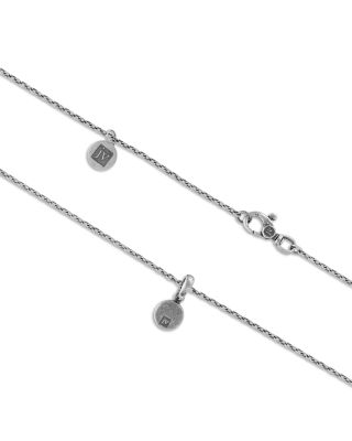 Men's Sterling Silver Artisan Peace Sign Pendant Necklace, 24"