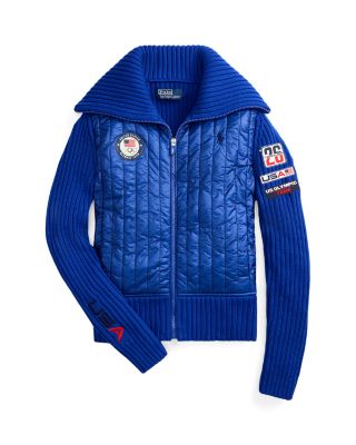 Team USA Hybrid Wool Zip Sweater