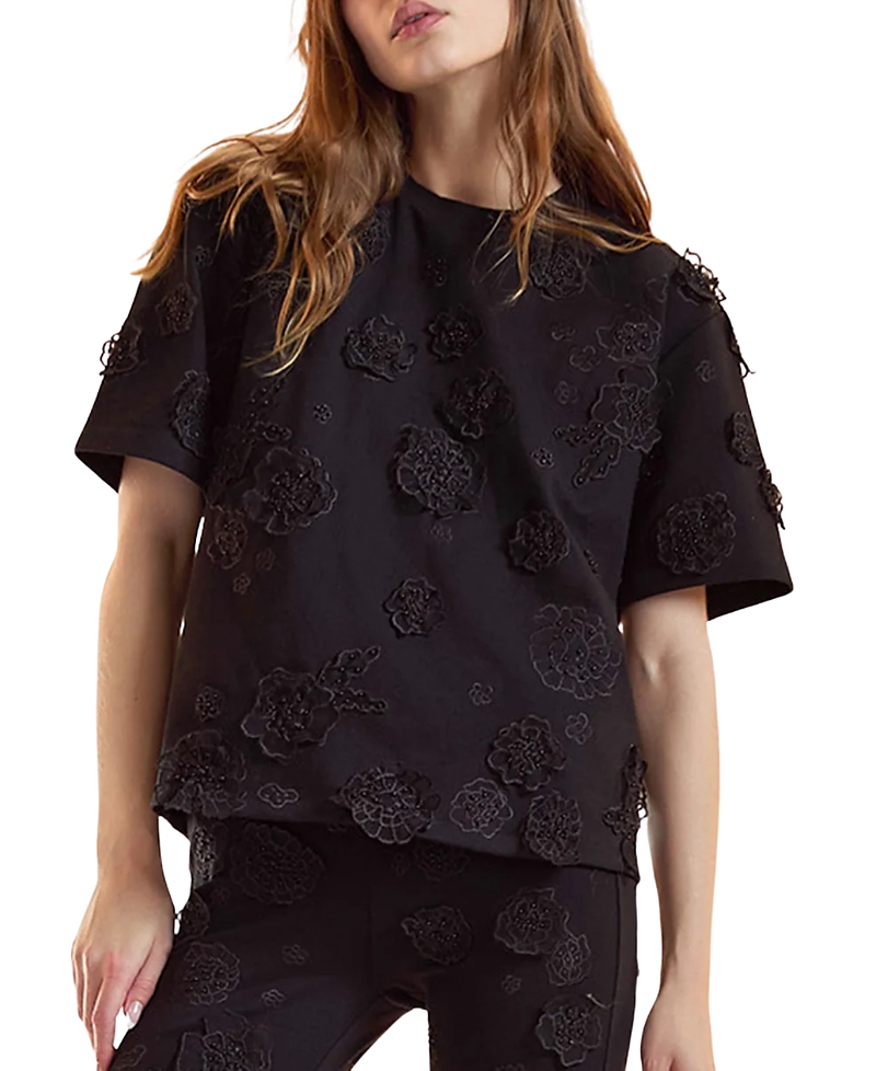 Cynthia Rowley 3D Applique Top