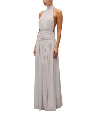  The Halter Slit Gown