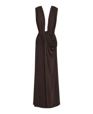  The Plunge Drape Gown