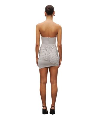  The Gathered Mini Dress