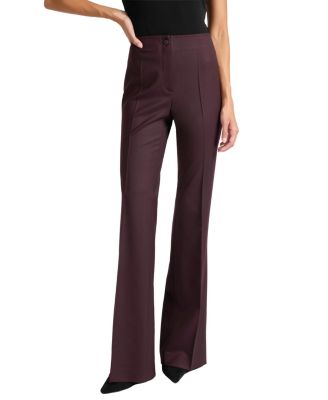  Elizabeth Flared Leg Pant in Virgin Wool Stretch