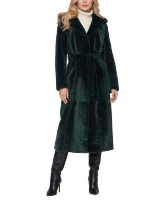  Shearling Lamb Coat with Hood