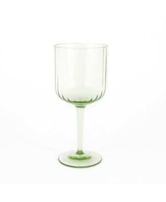  Retro Optic Wine Glass