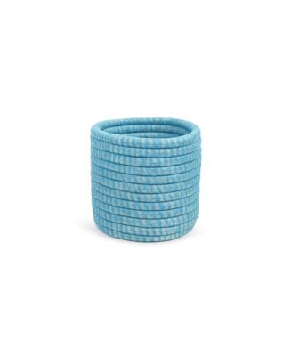 Mbare Succulent Planter Basket In Turquoise