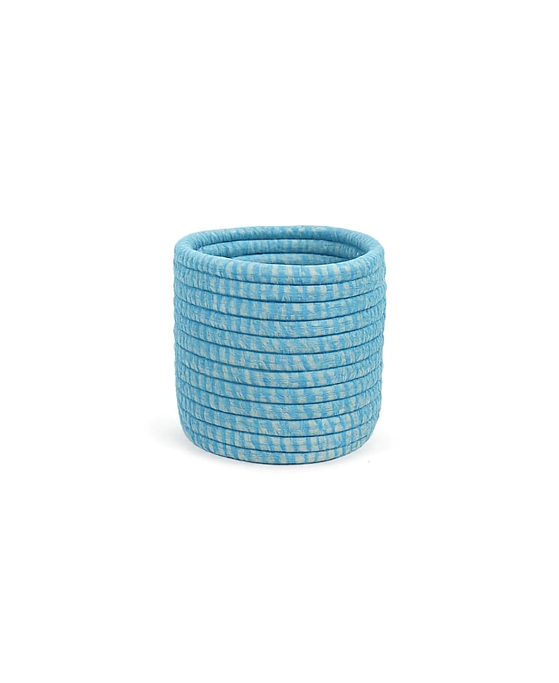 Mbare Succulent Planter Basket In Turquoise