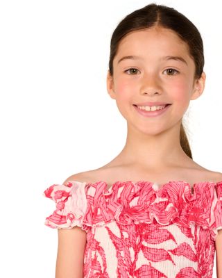 Girls' Palm Leaf Dress - Little Kid, Big Kid