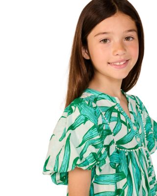 Girls' Palm Leaf Print Dress - Little Kid, Big Kid