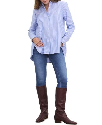 Over the Bump Slim Maternity Jean in Dark Blue