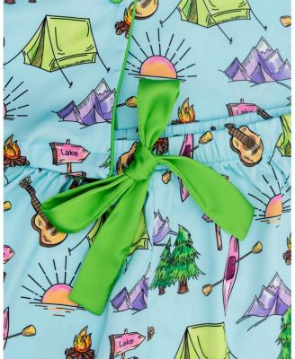  Girls' Camp Club Silky Short Sleeve Shorts Set - Little Kid, Big Kid