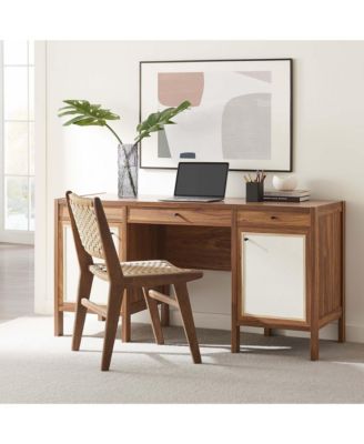 Capri 58" Wood Grain Office Desk