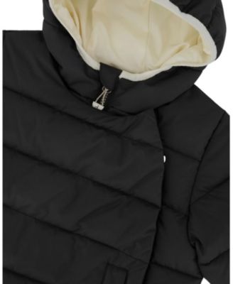 Unisex Compressible Winter Puffy Coat Designed for Car Seat - Little Kid