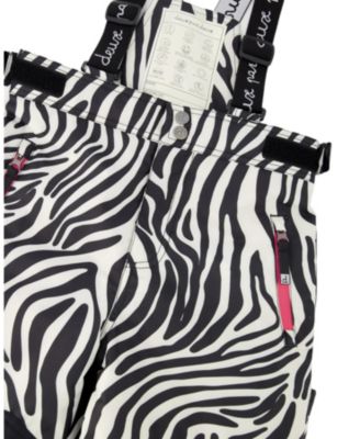 Girls' Two-Piece Zebra Teknik Snowsuit - Big Kid