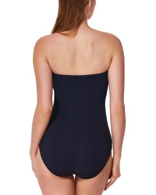 Yuri Flower Bandeau One Piece Swimsuit