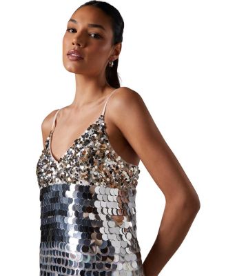 Sequin Cami Mini Dress