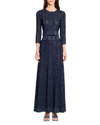 Strass Knit Cropped Cardigan