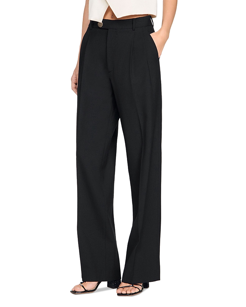 Sandro Straight Leg Pants