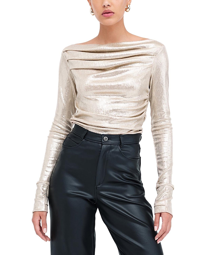 Marcella Cooper Metallic Top