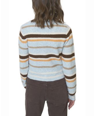  Women's Ash Striped Cardigan