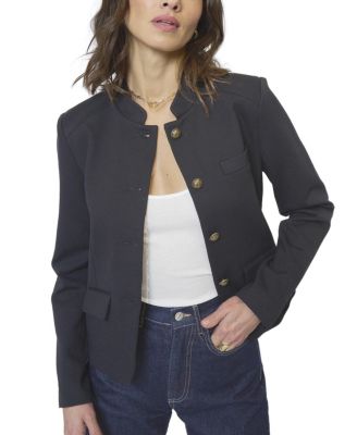  Women's Halsey Ponte Mandarin Collar Jacket