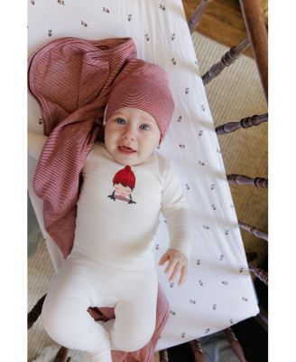  Unisex French Terry Autumn Kids Collection Footie and Beanie - Baby